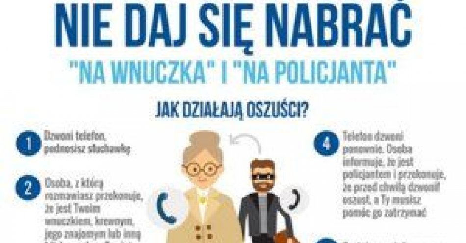 zdjęcie: Oszust znów dzwoni - seniorze uważaj! / fot. KPP w Białogardzie