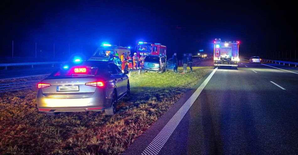 zdjęcie: Zasłabł za kierownicą na S7. Nikt nie został ranny / fot. KPP w Mławie