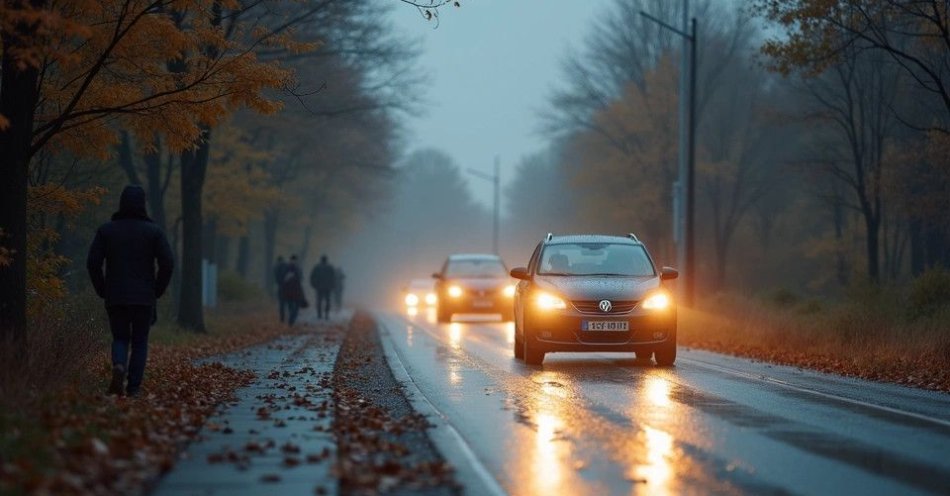 zdjęcie: Bezpieczna jesień na drodze: porady dla kierowców i pieszych / TM/ przykładowa ilustracja