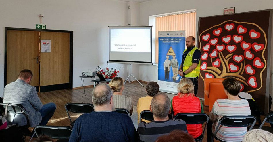 zdjęcie: Senior na drodze do… bezpieczeństwa! / fot. KMP w Olsztynie