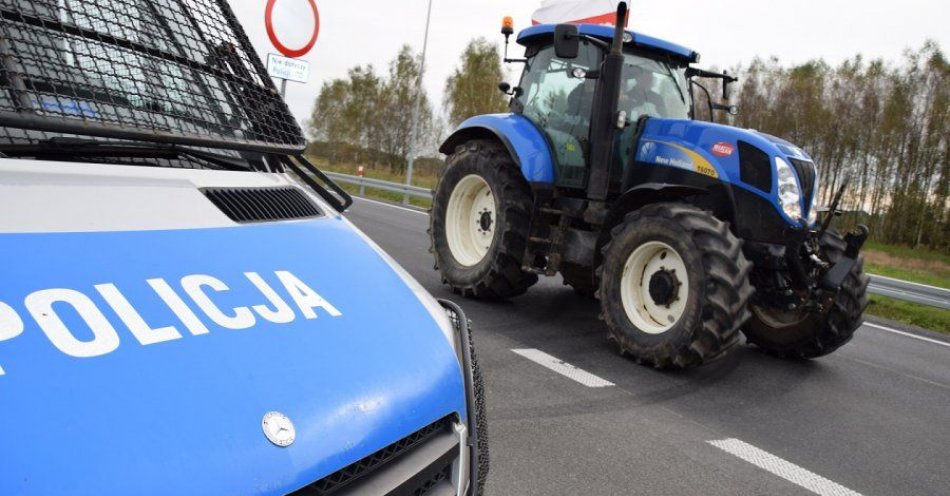 zdjęcie: Planowany protest rolników przyniesie utrudnienia w ruchu drogowym / fot. KPP w Łosicach