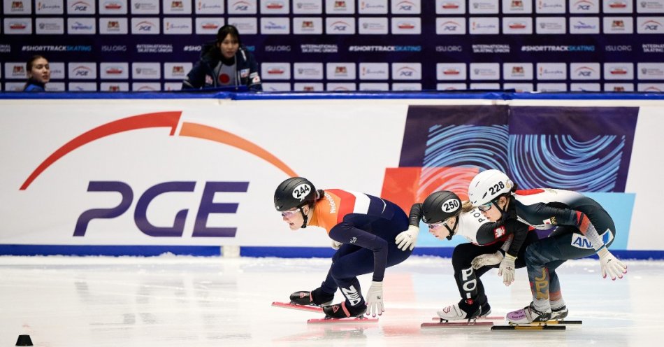 zdjęcie: Polska sztafeta kobiet z awansem do finału MŚJ w short tracku w Gdańsku! / fot. Rafał Oleksiewicz