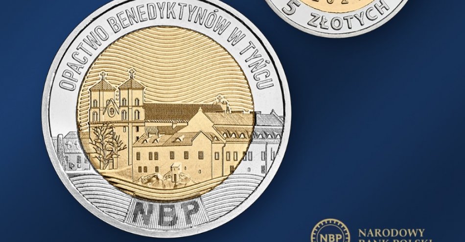 zdjęcie: Opactwo Benedyktynów w Tyńcu nowa moneta okolicznościowa NBP