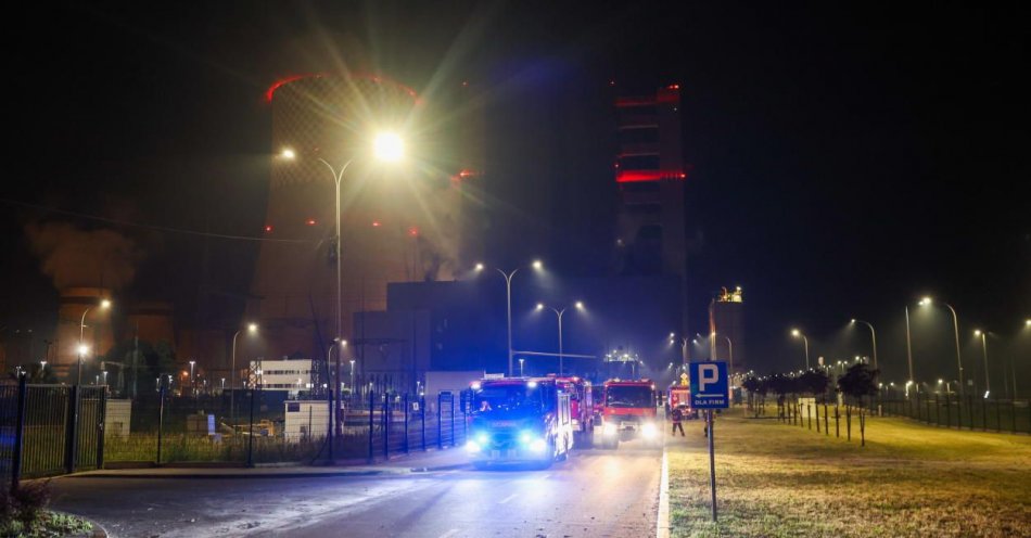 zdjęcie: Przyczyną pożaru w Elektrowni Jaworzno nie było zdarzenie kryminalne / fot. PAP