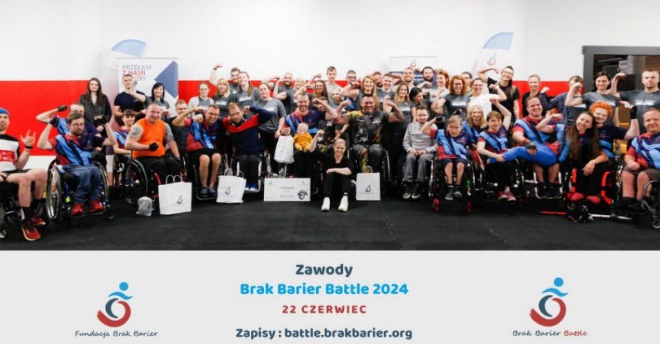 zdjęcie: Zawody Crossfit Adaptive - Brak Barier Battle / fot. UM Kraków / Fot. Fundacja Brak Barier