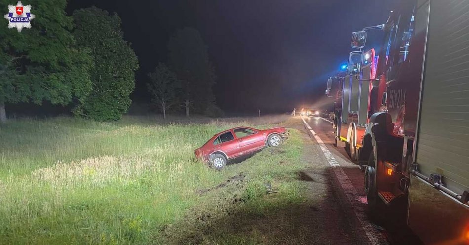 zdjęcie: Pijany i bez uprawnień spowodował zdarzenie drogowe / fot. KPP Włodawa