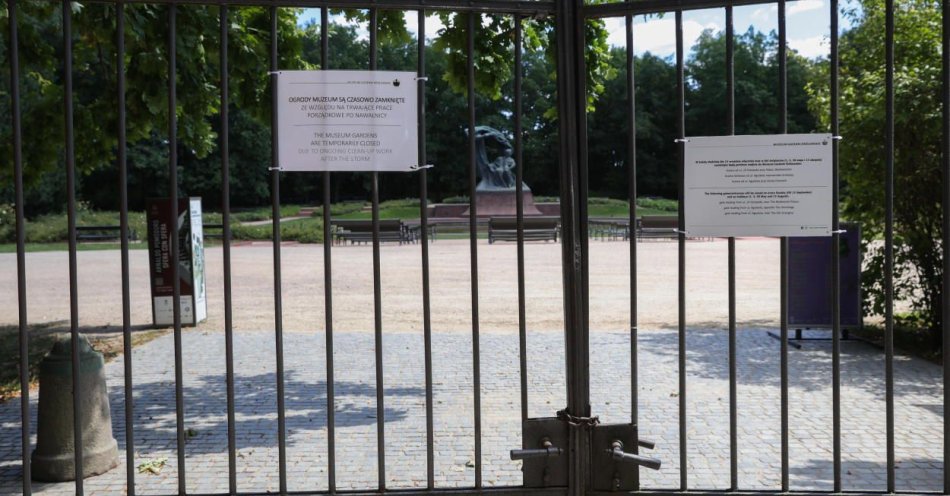 zdjęcie: Łazienki Królewskie zostaną częściowo otwarte w sobotę / fot. PAP