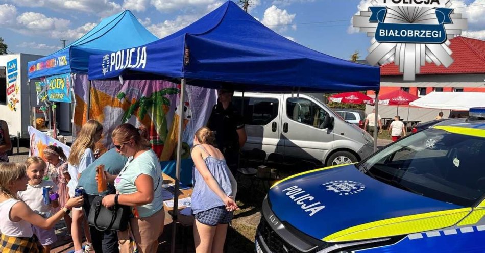 zdjęcie: Festyn w Radzanowie z białobrzeską Policją / fot. KPP w Białobrzegach