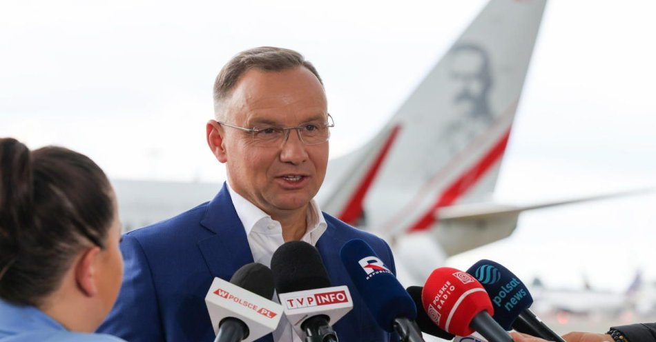 zdjęcie: Prezydent udał się do Paryża na ceremonię otwarcia igrzysk olimpijskich / fot. PAP