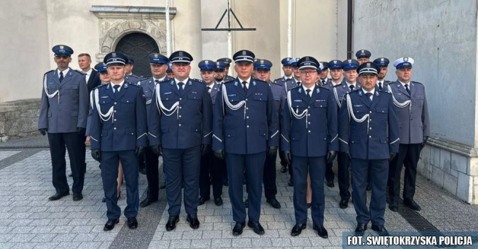 zdjęcie: Obchody Święta Policji w pińczowskiej komendzie / fot. KPP Pińczów