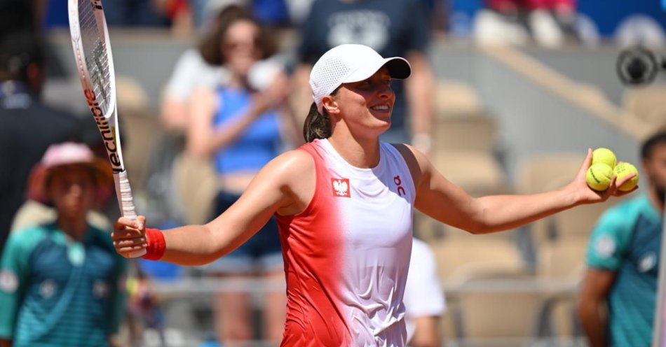 zdjęcie: Świątek pokonała Parry w drugiej rundzie turnieju olimpijskiego w Paryżu / fot. PAP