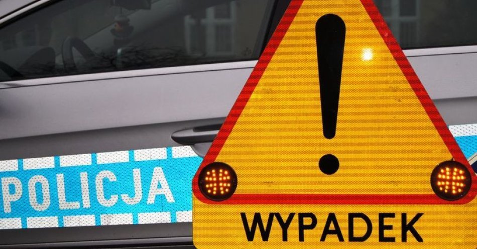 zdjęcie: Wypadek w Jedlni na drodze nr 737 / fot. KMP w Radomiu