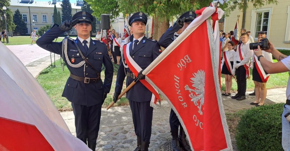 zdjęcie: Obchody Święta Wojska Polskiego w Puławach. / fot. KPP Puławy