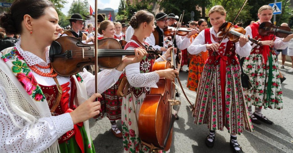 zdjęcie: Za nami 55. Międzynarodowy Festiwal Folkloru Ziem Górskich w Zakopanem / fot. PAP