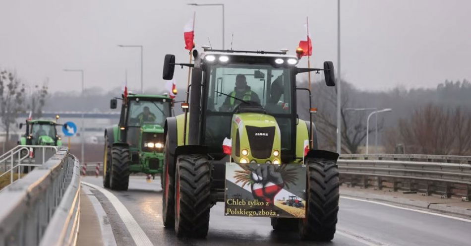 zdjęcie: Zmiany komunikacyjne związane z protestem rolników w centrum Wrocławia – 15 lutego / fot. nadesłane