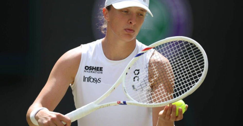 zdjęcie: Świątek pierwszy raz w karierze w półfinale Wimbledonu / fot. PAP
