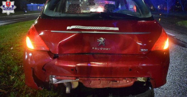 Niezachowanie bezpiecznej odległości przyczyną kolizji