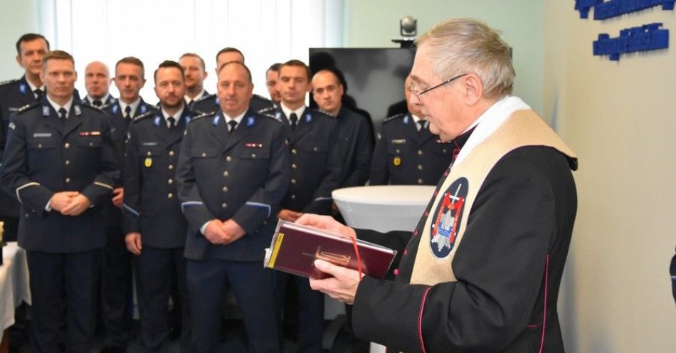 zdjęcie: Opłatkowe spotkanie policjantów w Starogardzie Gdańskim / fot. KPP w Starogardzie Gdańskim