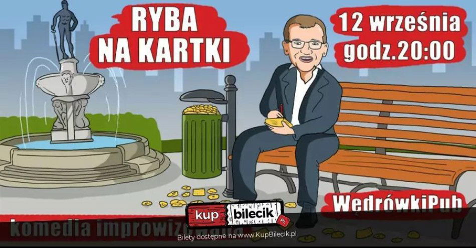 zdjęcie: Ryba na kartki - komedia improwizowana / kupbilecik24.pl / Ryba na kartki - komedia improwizowana