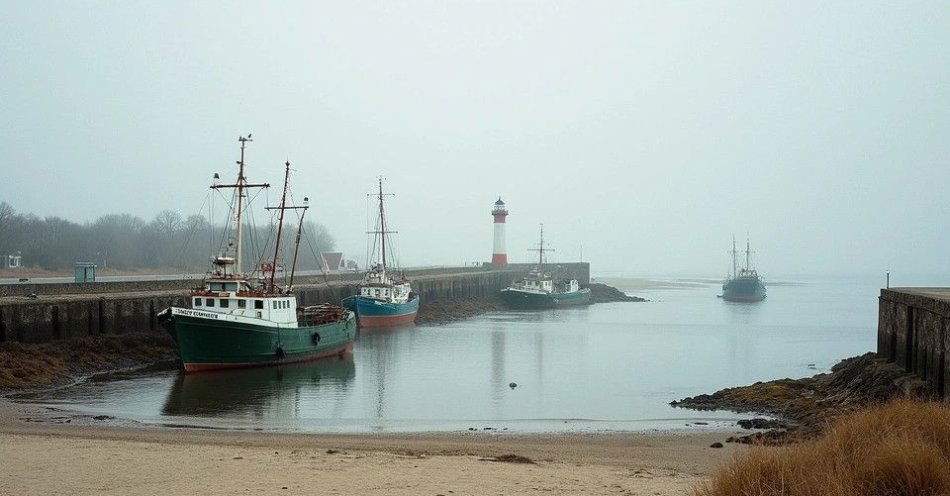 zdjęcie: Hel: mieszkańcy opowiedzieli się za ograniczeniem nocnej sprzedaży alkoholu. Jest protokół / Widok na helską przystań na Półwyspie Helskim, Bałtyk /TMAI