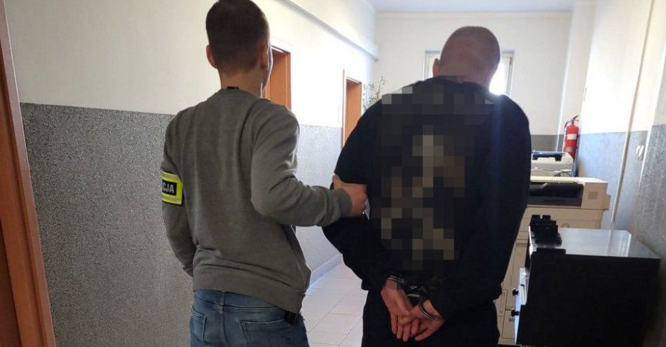 zdjęcie: Sprawca wymuszeń i uszkodzeń mienia w rękach bydgoskich policjantów / fot. KWP w Bydgoszczy