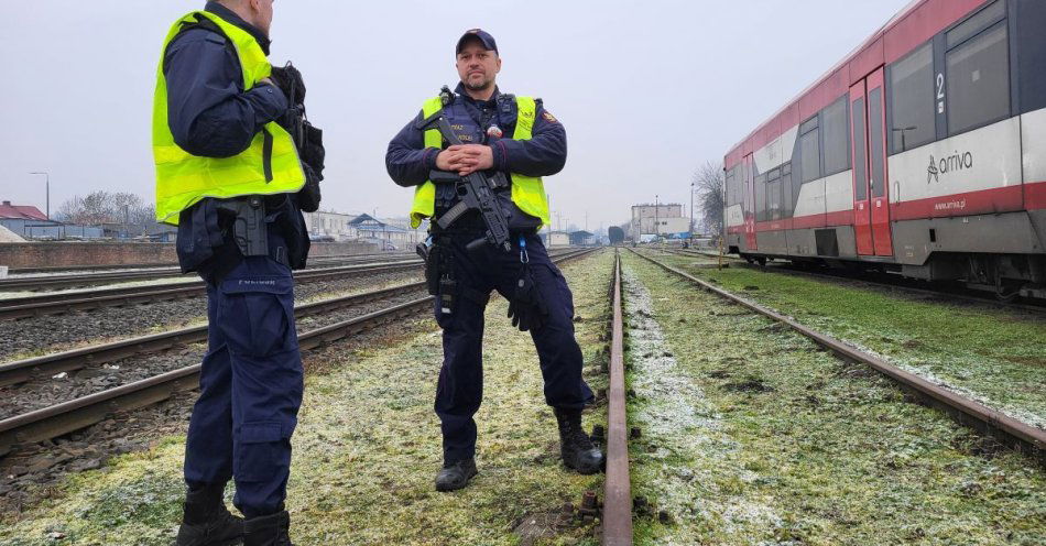 zdjęcie: Operacja TOR w Grudziądzu Policja wzmacnia ochronę kolei / fot. KMP w Grudziądzu