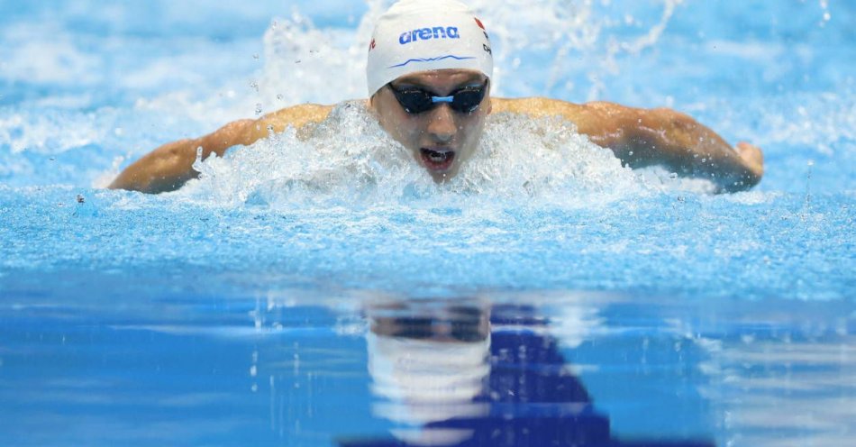 zdjęcie: MŚ w pływaniu - srebrny medal Chmielewskiego na 200 m st. motylkowym / fot. PAP