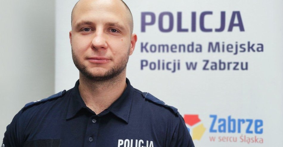 zdjęcie: Dzielnicowy odnalazł zaginionego pięciolatka w Parku Śląskim / fot. KMP w Zabrzu