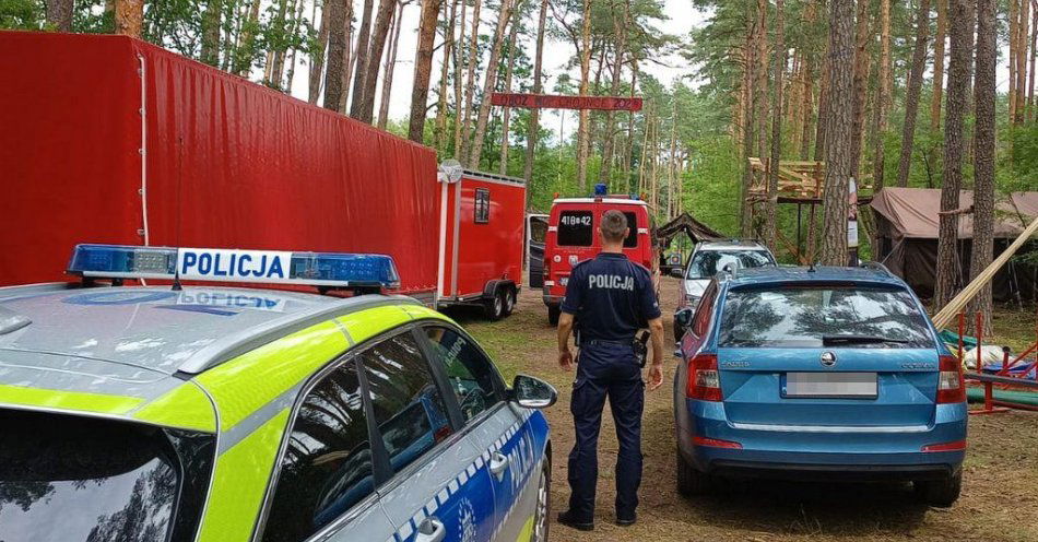 zdjęcie: Obozy harcerskie pod czujnym okiem policjantów z Koronowa / fot. KWP w Bydgoszczy