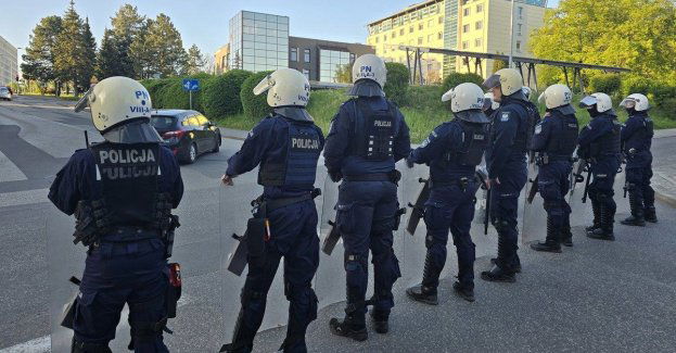 Pirotechnika na meczu GKS Jastrzębie zatrzymano dwie osoby