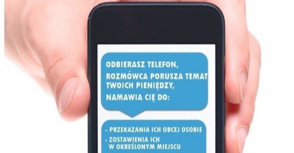 zdjęcie: Fałszywy telefon o zagrożonych oszczędnościach / fot. KPP w Nowym Mieście Lubawskim