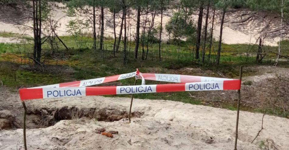 zdjęcie: Niewybuchy w lesie / fot. KPP Ryki