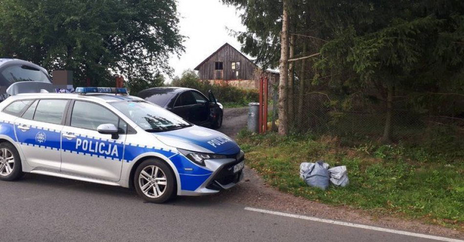 zdjęcie: Wyszedł zza autobusu wprost pod samochód / fot. KPP w Kwidzynie