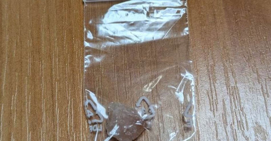 zdjęcie: Mężczyzna zatrzymany za posiadanie metamfetaminy / fot. KPP w Miliczu