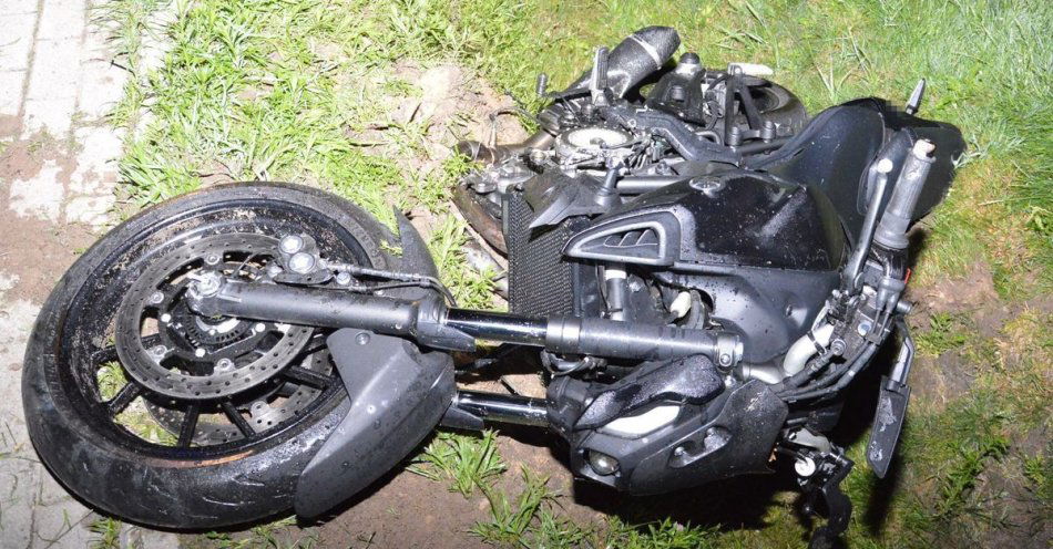 zdjęcie: Motocyklista zginął w wypadku / fot. KPP Biłgoraj