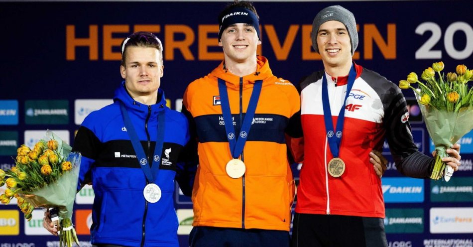 zdjęcie: ME w łyżwiarstwie szybkim - brązowy medal Kani na 500 m / fot. PAP