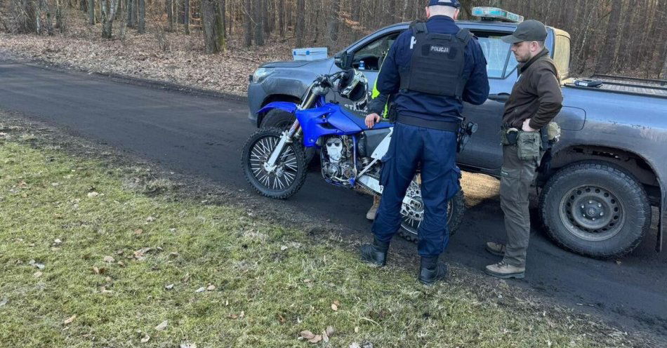 zdjęcie: Cross w Bącznikach ujawnił brak uprawnień i OC / fot. KPP w Goleniowie