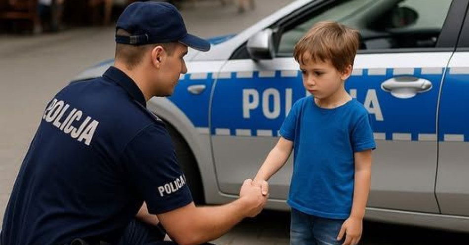 zdjęcie: Czujność poza służbą - szybka reakcja policjanta uratowała dziecko / fot. KPP w Kołobrzegu