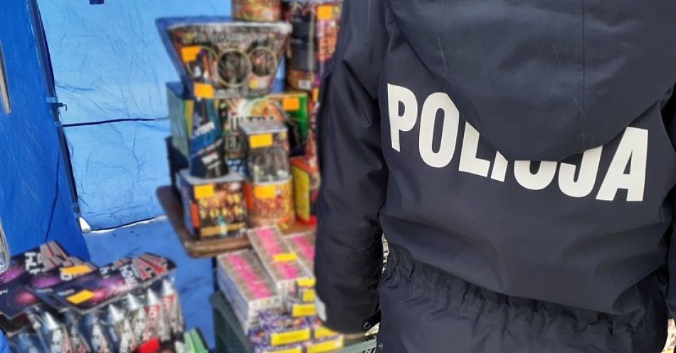 zdjęcie: Ostrożnie z fajerwerkami / fot. KPP w Lęborku
