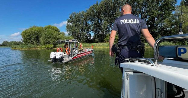 Trwają poszukiwania na Jeziorze Chełmżyńskim