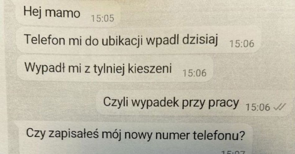 zdjęcie: Chciała pomóc córce, straciła prawie 6000 złotych / fot. KPP Krasnystaw