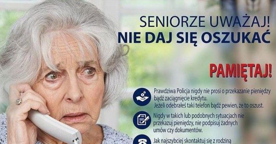 zdjęcie: Z ostatniej chwili: oszuści metodą na wnuczka „atakują” mieszkańców sąsiedniego powiatu - ostrzeżmy seniorów z naszych rodzin / fot. KPP w Wyszkowie