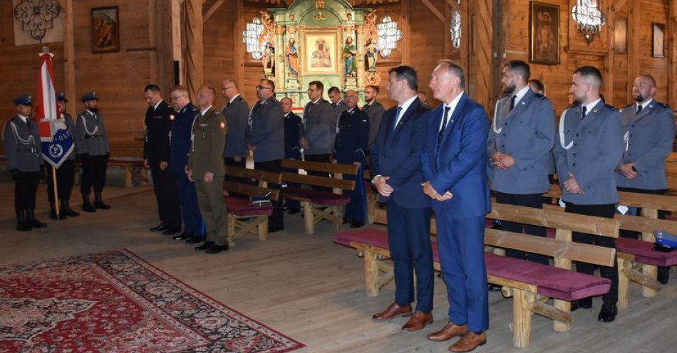 zdjęcie: Uroczystości z okazji Święta Policji / fot. KPP Olesno