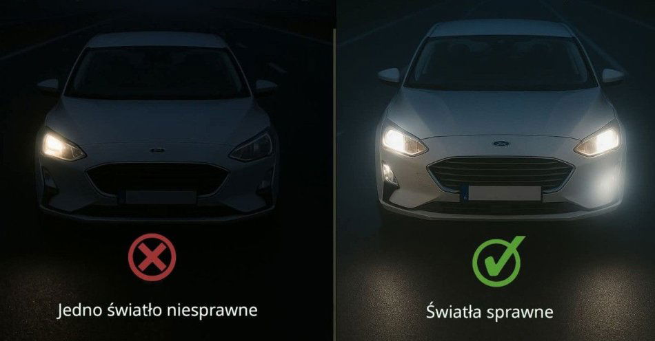 zdjęcie: Darmowe ustawianie świateł w serwisach 15 listopada / fot. KMP w Gdyni