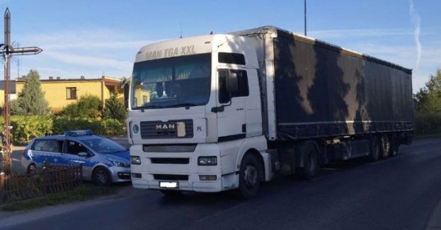 Pijany kierowca ciężarówki