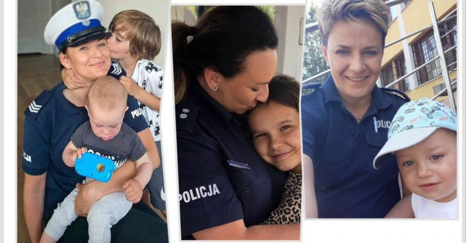 zdjęcie: Mama policjantka… / fot. KPP w Kozienicach