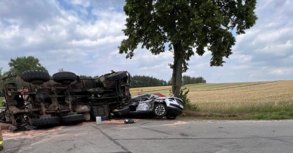 zdjęcie: Śmiertelny wypadek na trasie Rydzewo – Jagodne Wielkie gm. Miłki / fot. KPP w Giżycku