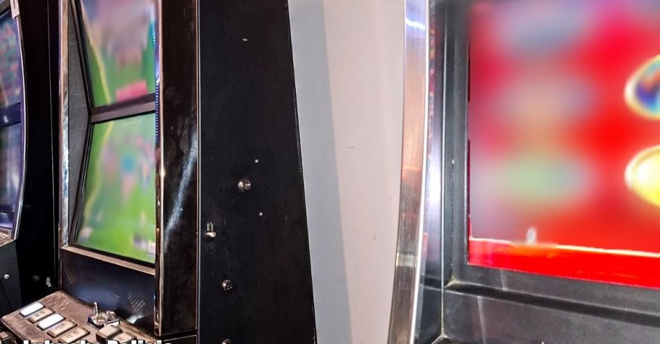 zdjęcie: Służby zamknęły nielegalny salon gier w Żaganiu / fot. KPP Żagań