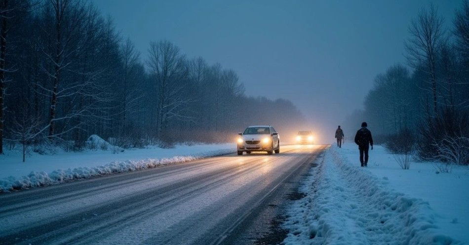 zdjęcie: Trudne warunki na drogach Apel o ostrożność dla kierowców i pieszych / TM/ przykładowa ilustracja