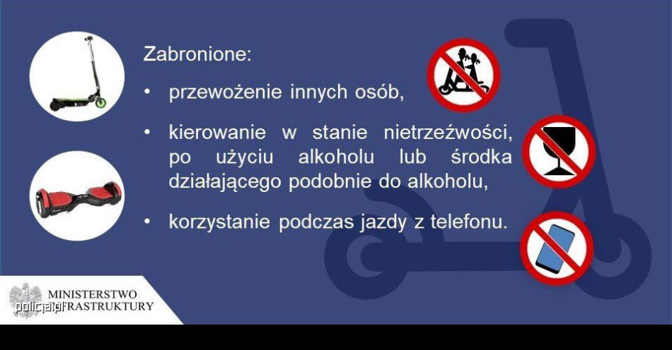 zdjęcie: Zdarzenie z udziałem 16 latka kierującego hulajnogą elektryczną / fot. KPP Lublin